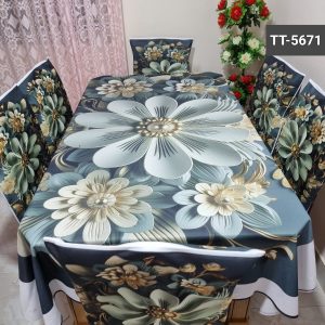 Dining Table Cover with 3D Patterns